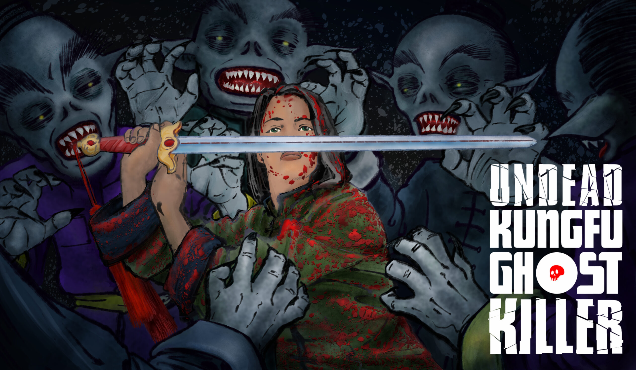 Live on Kickstarter! UNDEAD KUNGFU GHOST KILLER